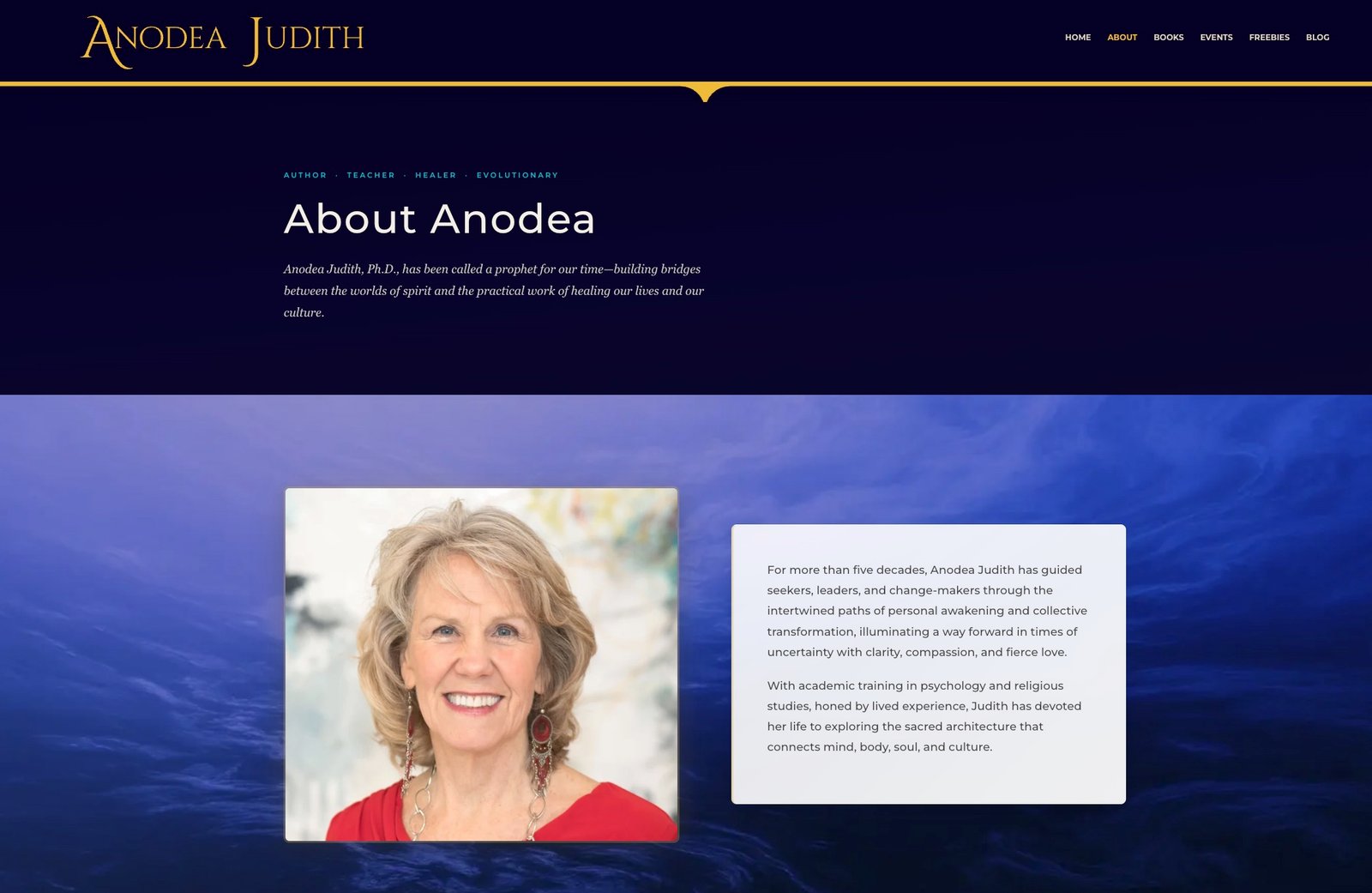 Anodea Judith website