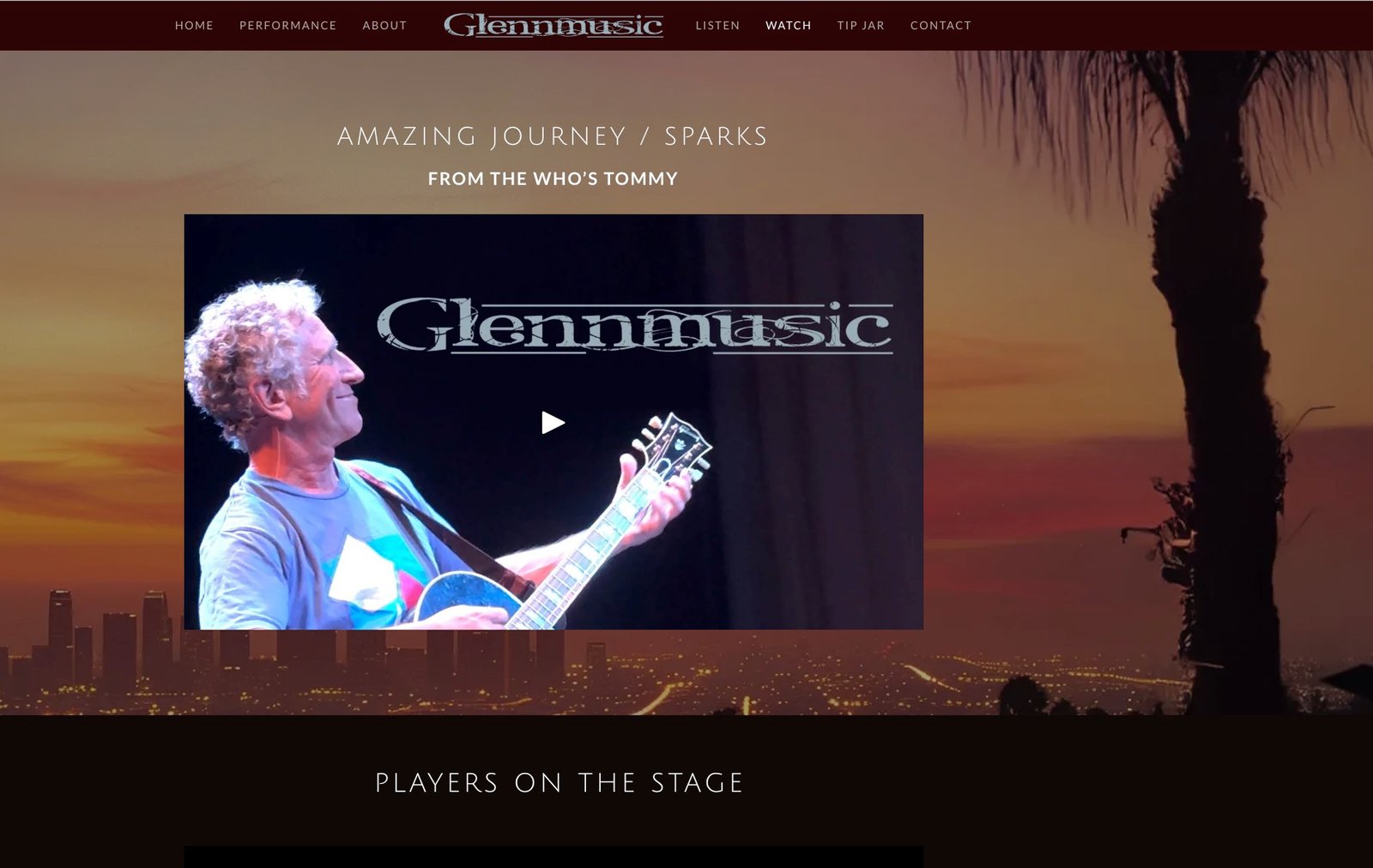 Glenn Music website