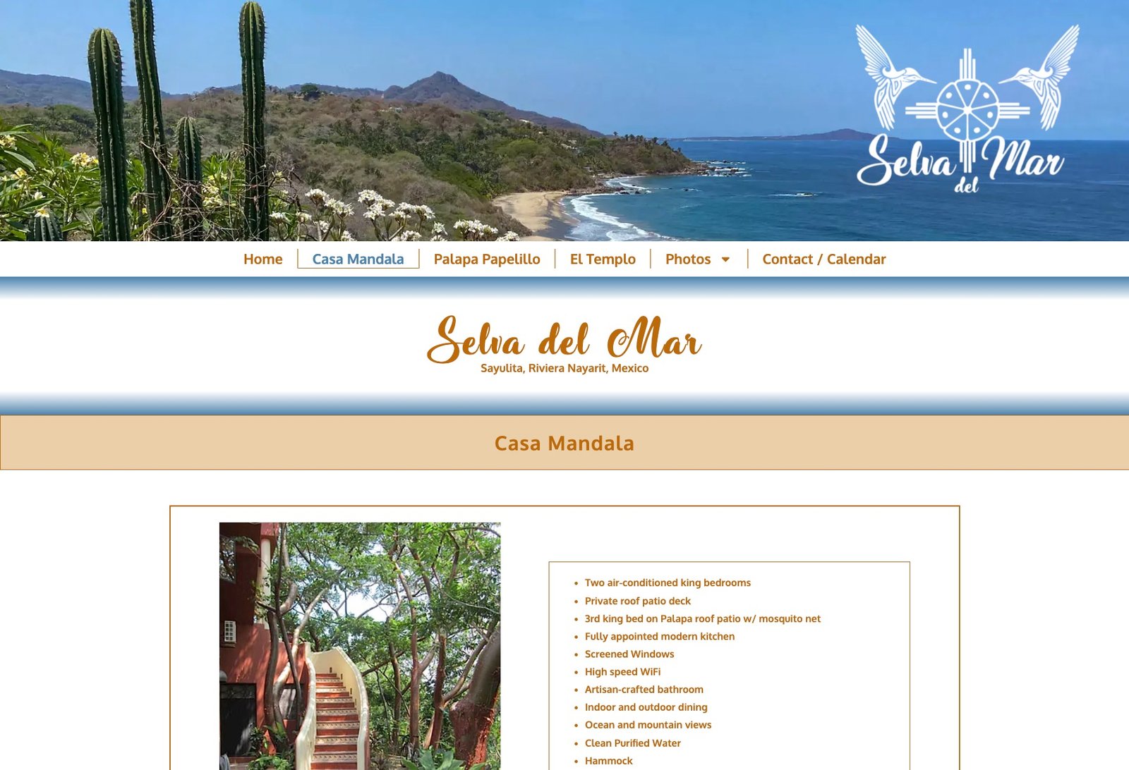 Selva Del Mar website