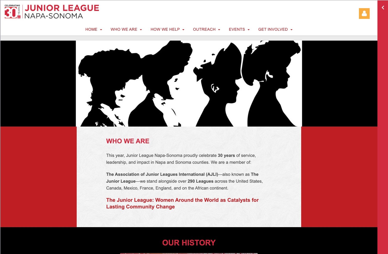 Junior League of Napa-Sonoma website